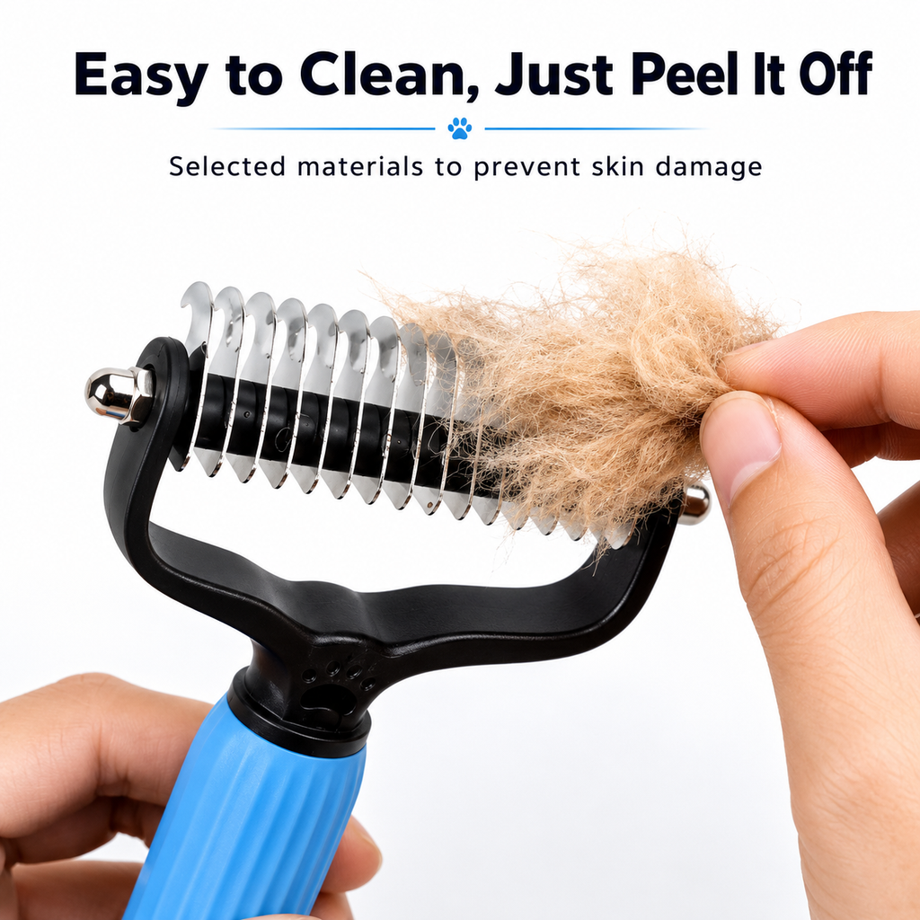 Professional Deshedding Brush for Dogs & Cats