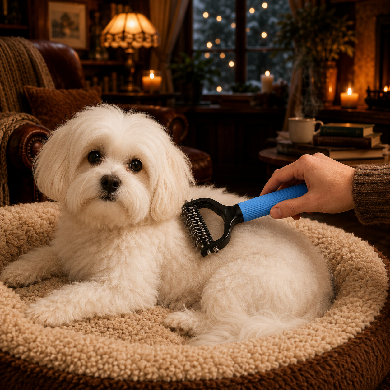 Professional Deshedding Brush for Dogs & Cats