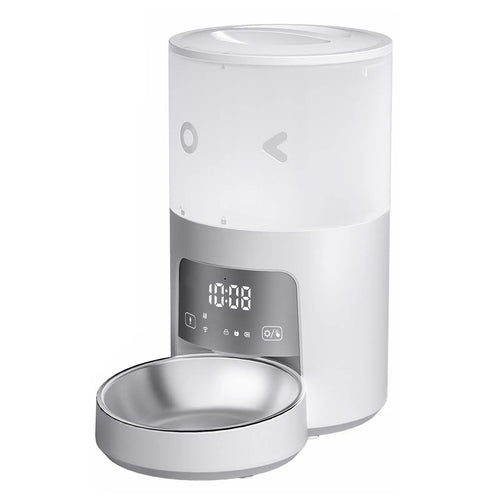 【Furlyn】4-Liter Automatic Pet Feeder with Smart Wifi App Control; Cat and Dog Feeder; Programmable Feeding; Timed and Portion-Controlled Feeding; Dual-Power Source Design to Prevent Food Jams; Pet Food Combo Pack